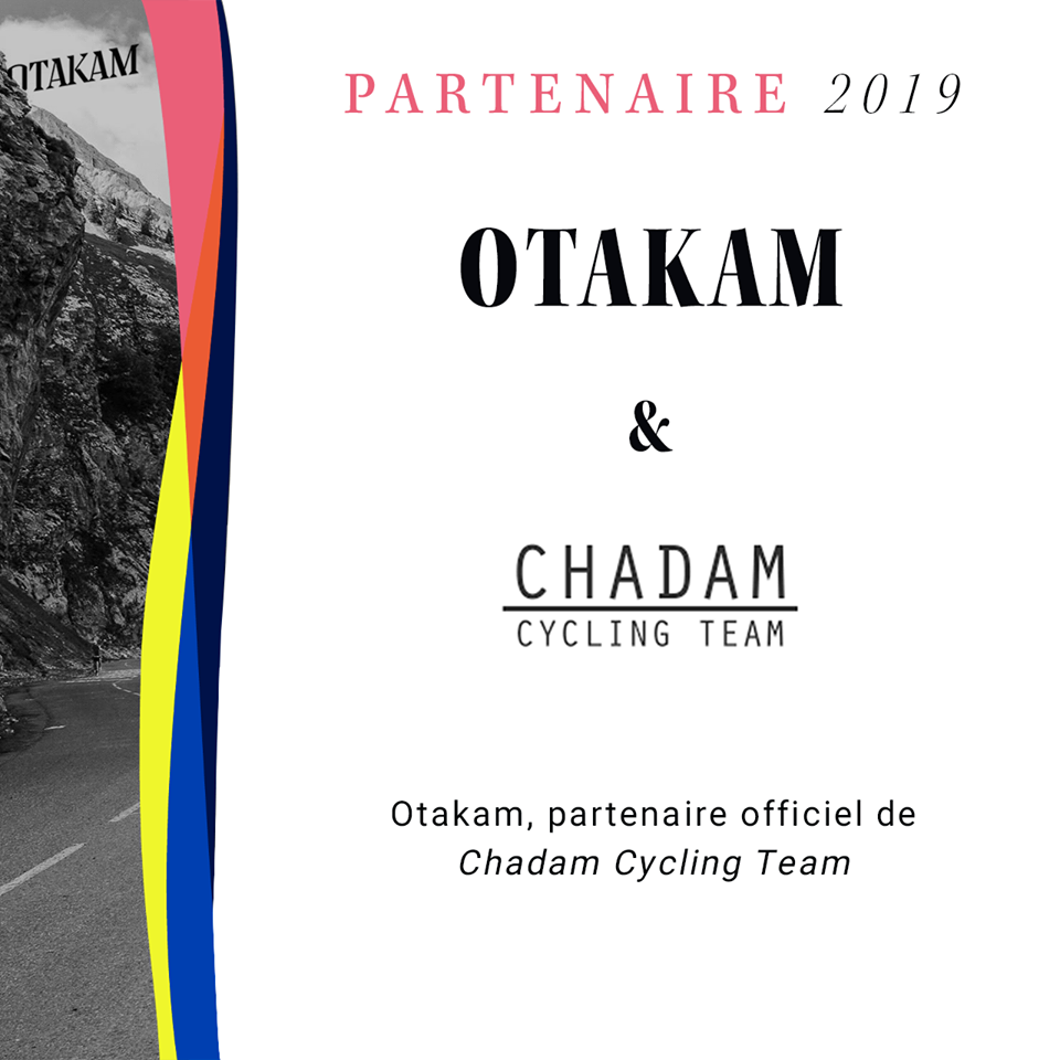 Chadam Cycling Team, partenaire Otakam 2019